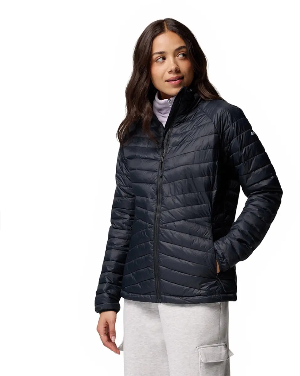 Columbia Powder Pass™ Jas Zwart L Vrouw