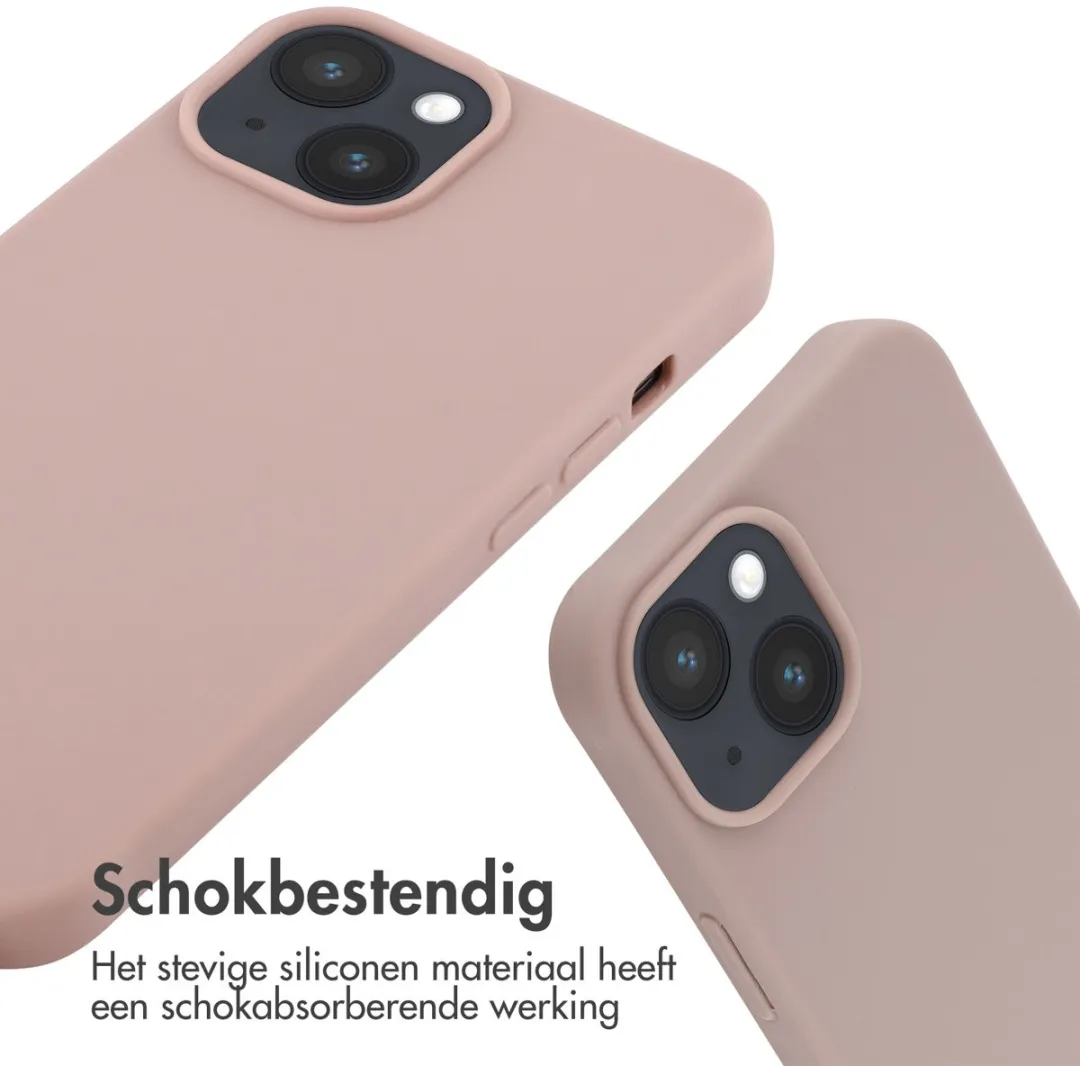 Imoshion Hoesje iPhone 14 Siliconen - Sand Pink