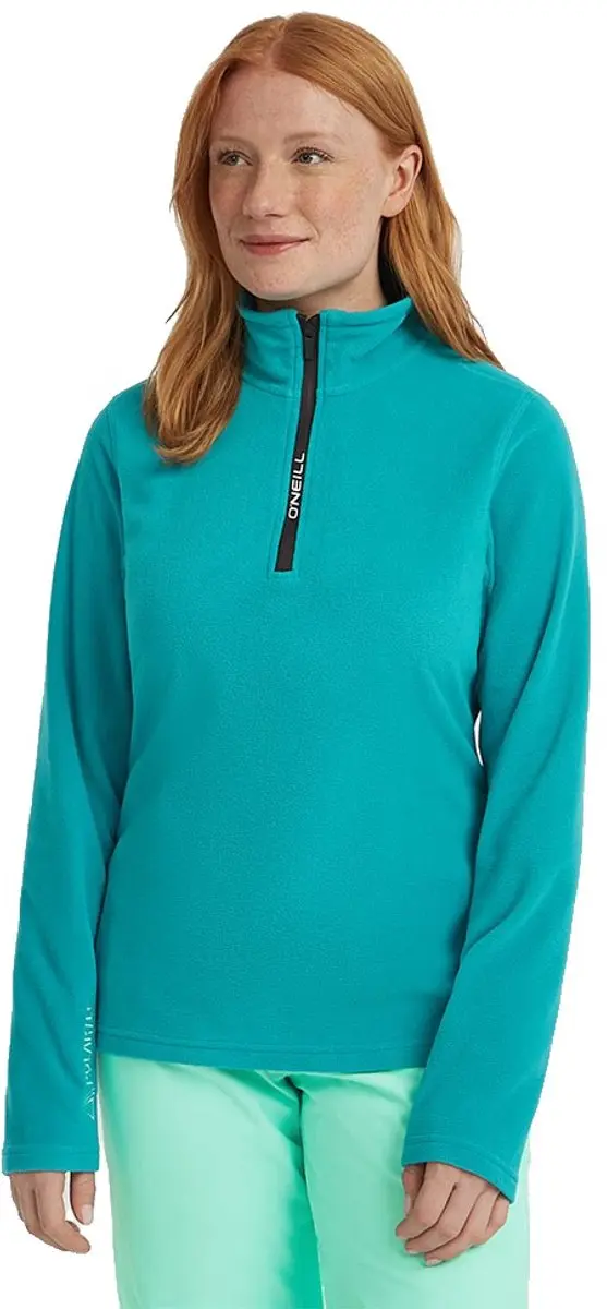 O´neill Fwc Cruz Jack´s Polartec Fleece Met Halve Rits Groen,Blauw XL Vrouw