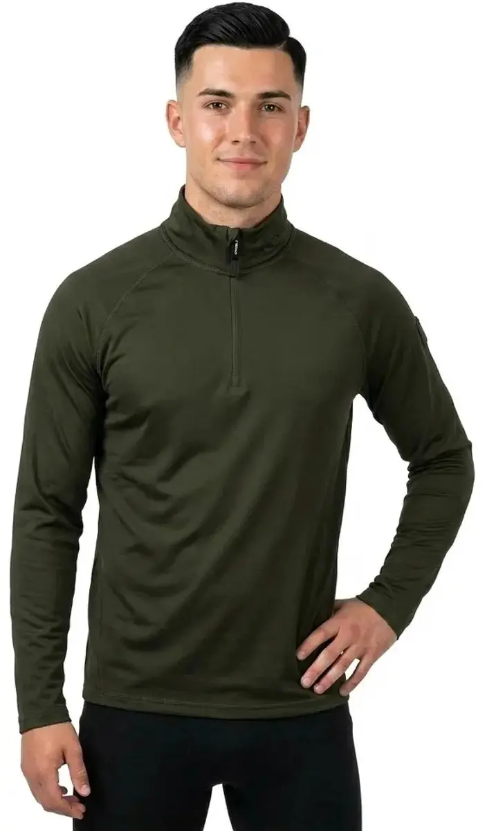 O'Neill Clime HZ Fleece Skipully Halve Rits - Groen - S - afbeelding 3 van 6