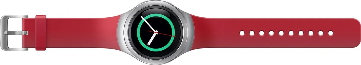 Samsung Siliconen Bandje Gear S2 - Rood - afbeelding 2 van 3