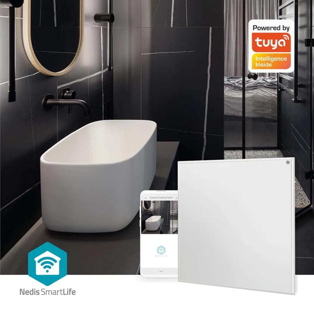 Nedis SmartLife HTIP350WTW Infrarood Verwarming 350W - Wit - afbeelding 6 van 6