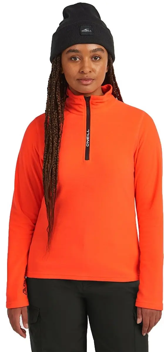 O´neill Fwc Cruz Jack´s Polartec Fleece Met Halve Rits Oranje L Vrouw