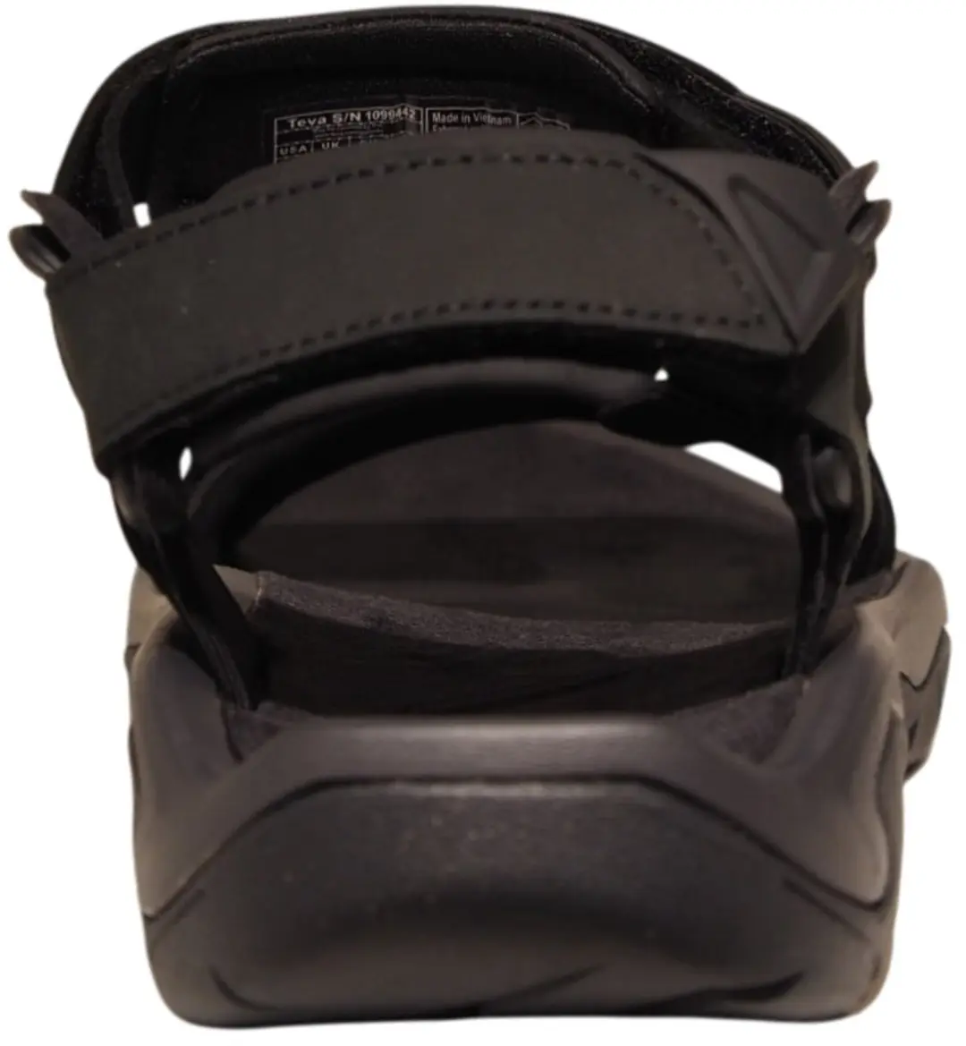 Teva Terra Fi 5 Universal Leren Heren Sandalen - Zwart - afbeelding 4 van 6