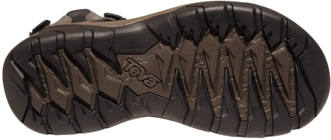 Teva Terra Fi 5 Universal Leren Heren Sandalen - Zwart - afbeelding 6 van 6