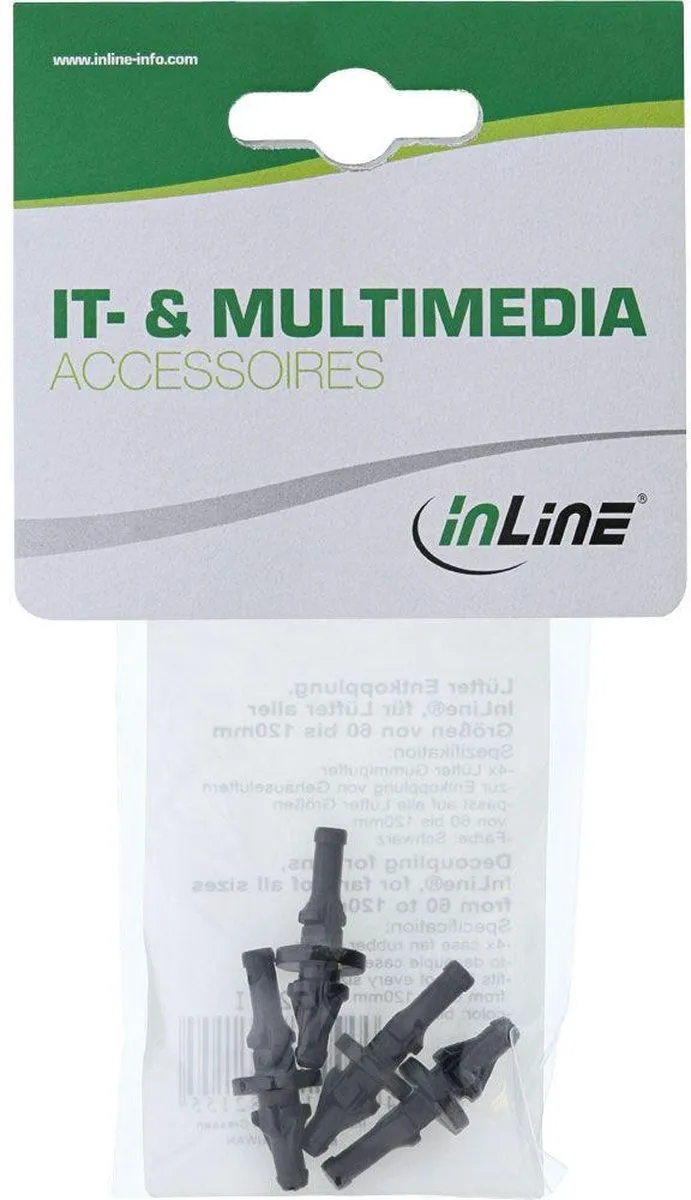 InLine 36201I Koeling Accessoire - 12cm - Zwart