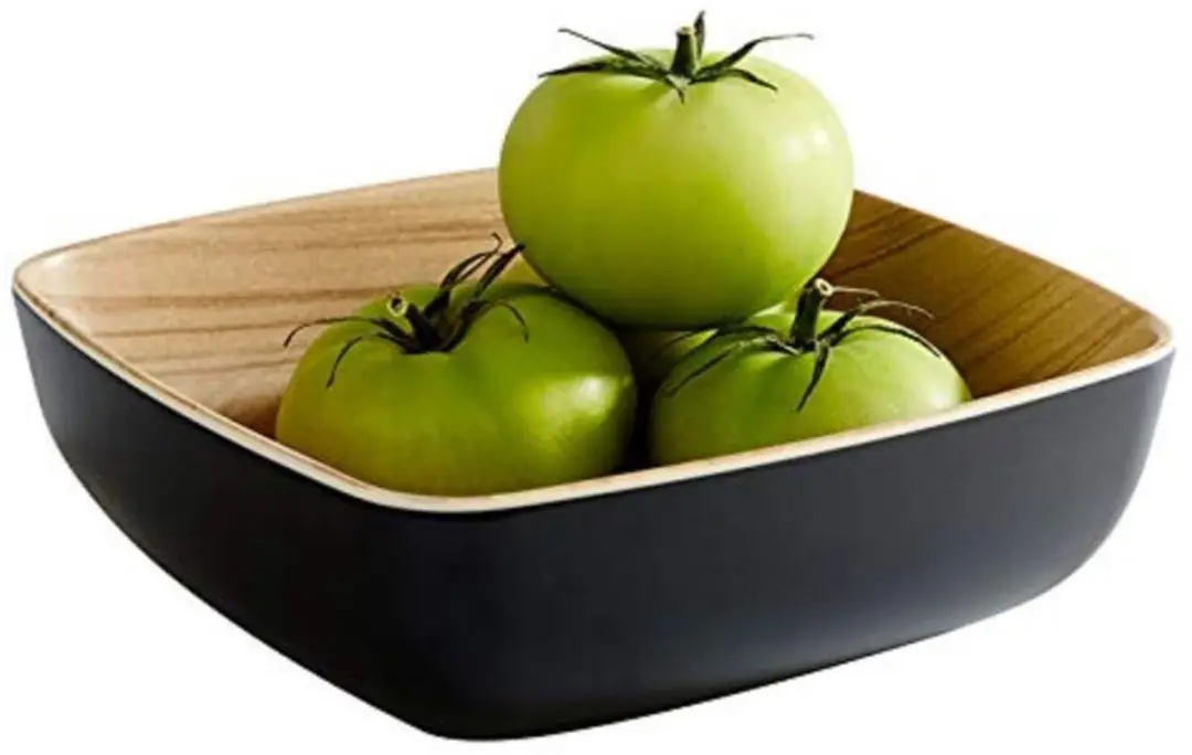 APS Servies, Bekers En Bestek - Vaatwasserbestendig - Melamine - Zwart - 16,5 x 16,5 x 5,5 cm - afbeelding 2 van 6