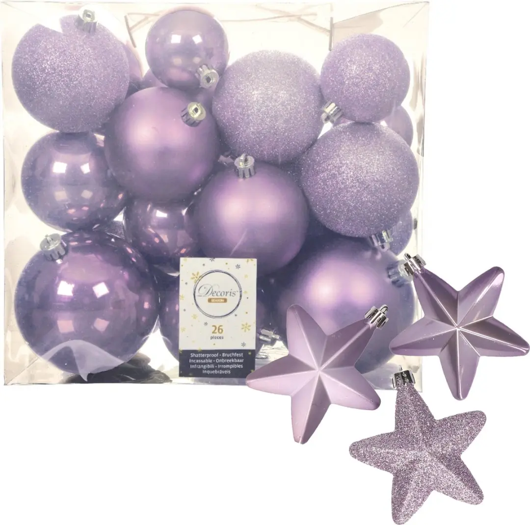 Decoris Kerstballen en Sterren