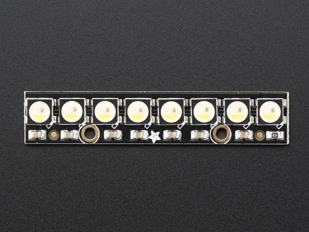 Adafruit NeoPixel Stick 2867 - 8x5050 RGBW LED - Warm Wit 3000K