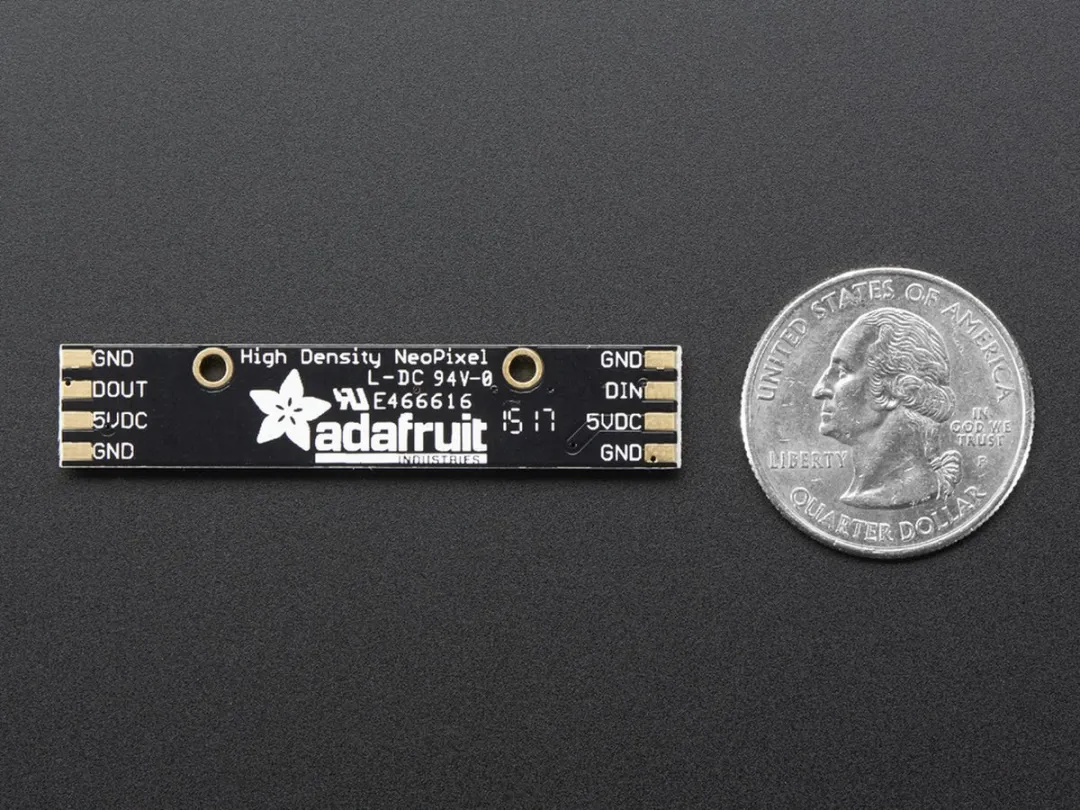 Adafruit NeoPixel Stick 2867 - 8x5050 RGBW LED - Warm Wit 3000K
