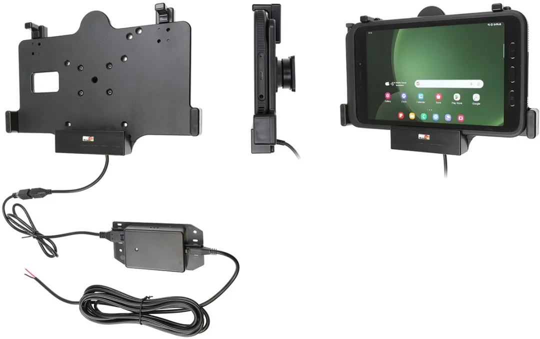 Brodit Houder met Lader Samsung Galaxy Tab Active3/5 8" - Zwart
