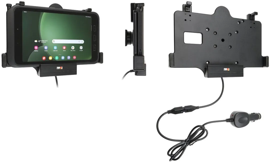 Brodit Houder met Lader Samsung Galaxy Tab Active3/5 8" - Zwart
