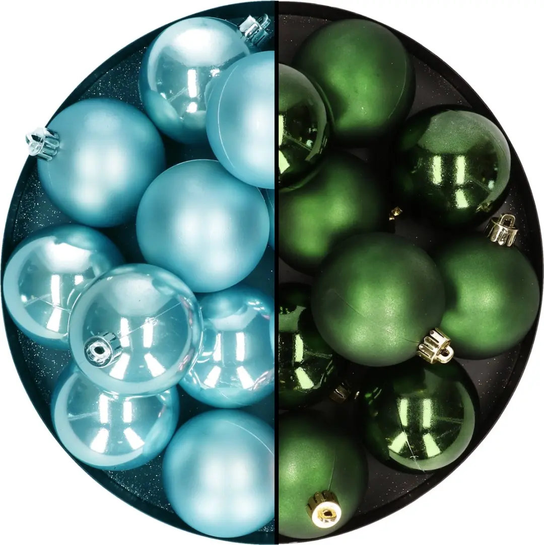 Kerstballen 24x st