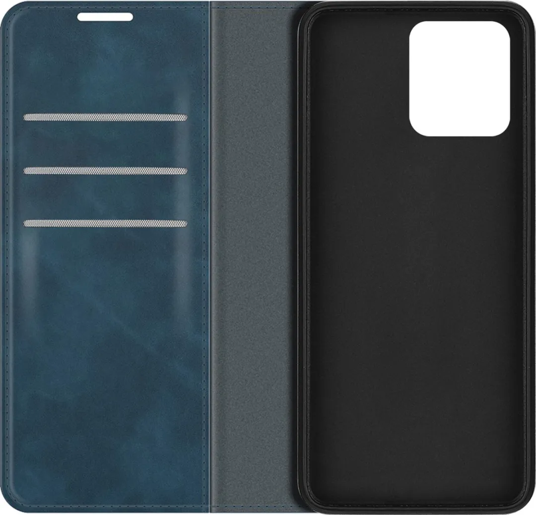 Just in Case Motorola Edge 30 Ultra Hoesje - Effen Blauw