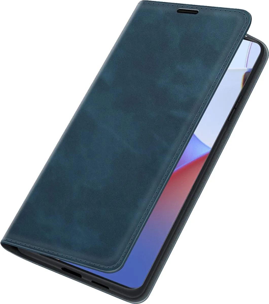 Just in Case Motorola Edge 30 Ultra Hoesje - Effen Blauw