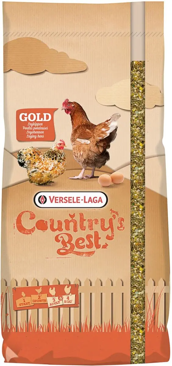 Versele-Laga Country's Best Gold 4 Mix Kippenvoer - 20 kg - afbeelding 5 van 6