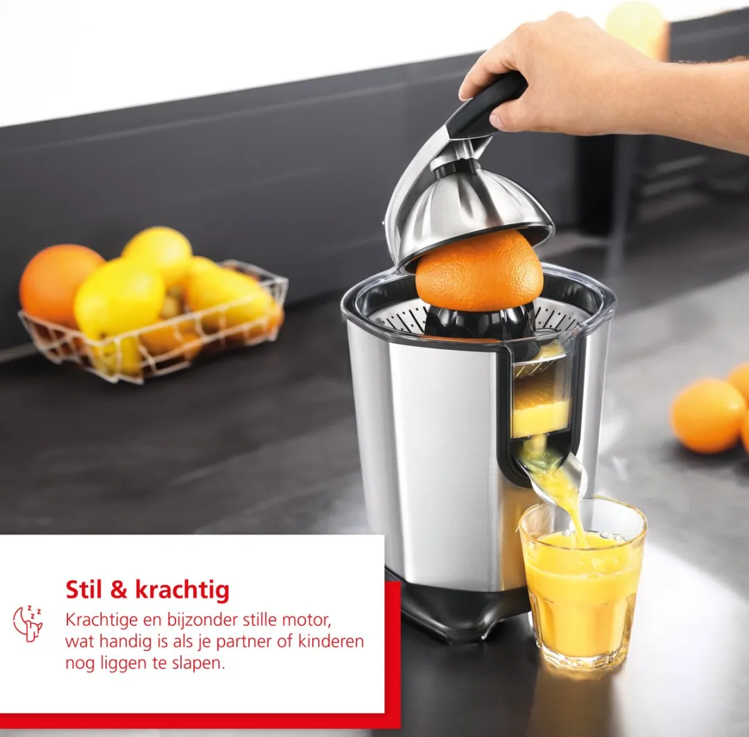 Solis Citrus Juicer 8453 Citruspers - 160W - RVS