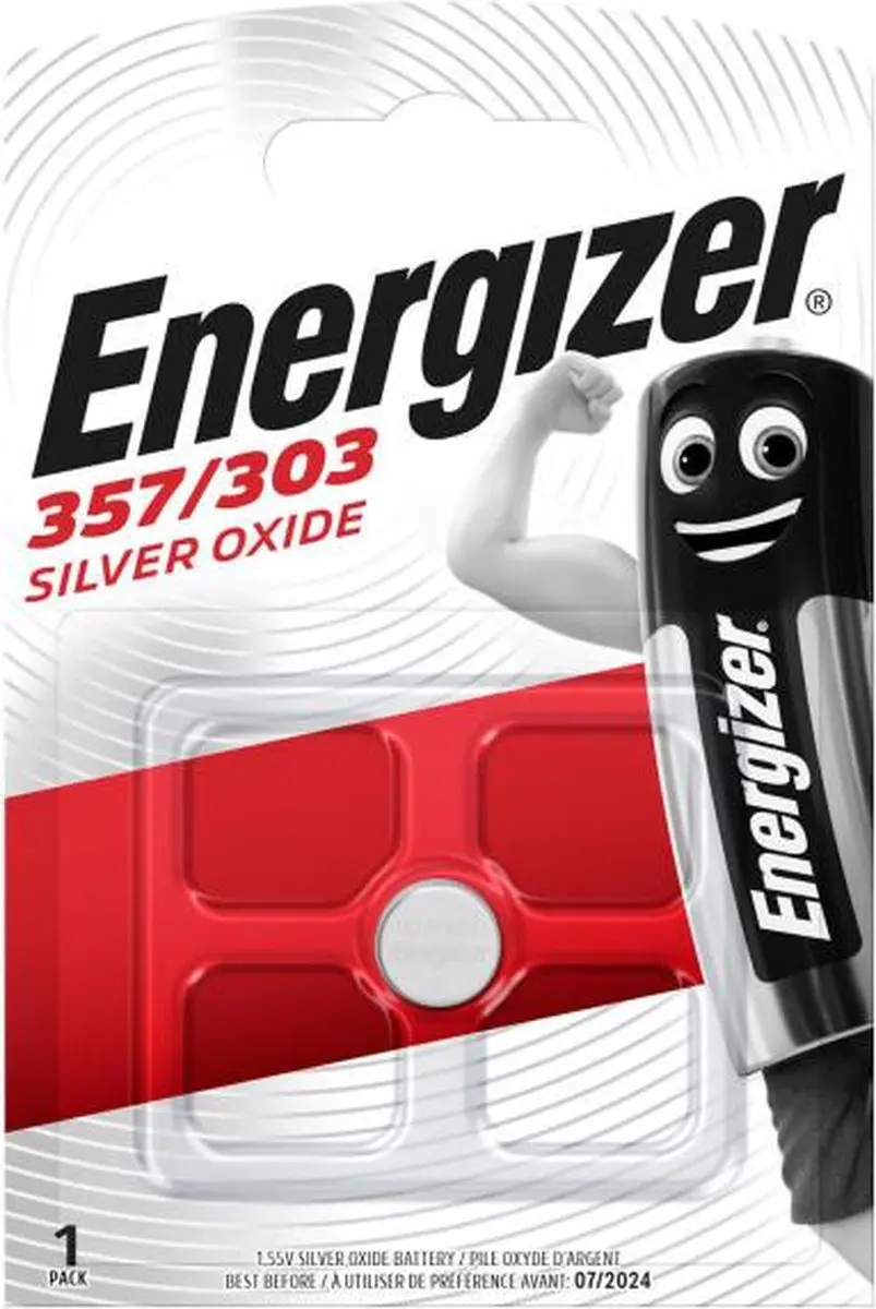 Energizer Knoopcel 357/303 - 1 stuk - afbeelding 3 van 3