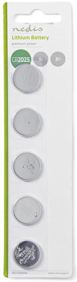 Nedis Lithium-Knoopcelbatterij CR2025