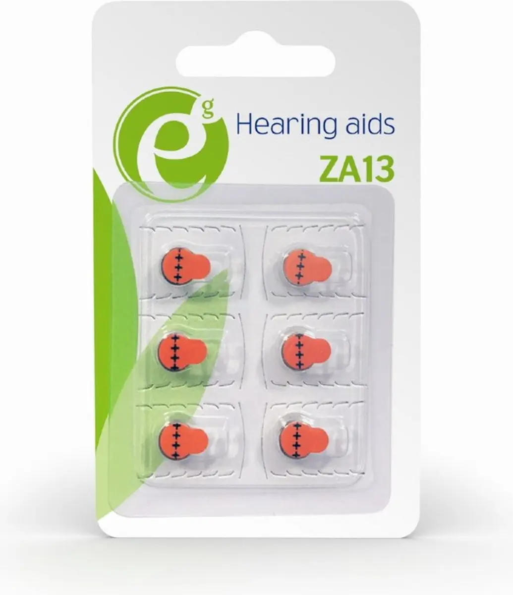 Gembird ZA13 Hoortoestelbatterij - 6 stuks - afbeelding 2 van 3