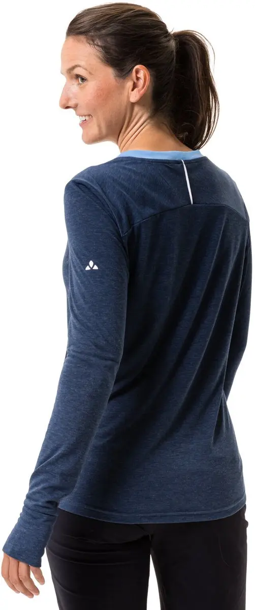 VAUDE Sveit II Dames T-shirt Lange Mouwen - Dark Sea - 46 - afbeelding 6 van 6