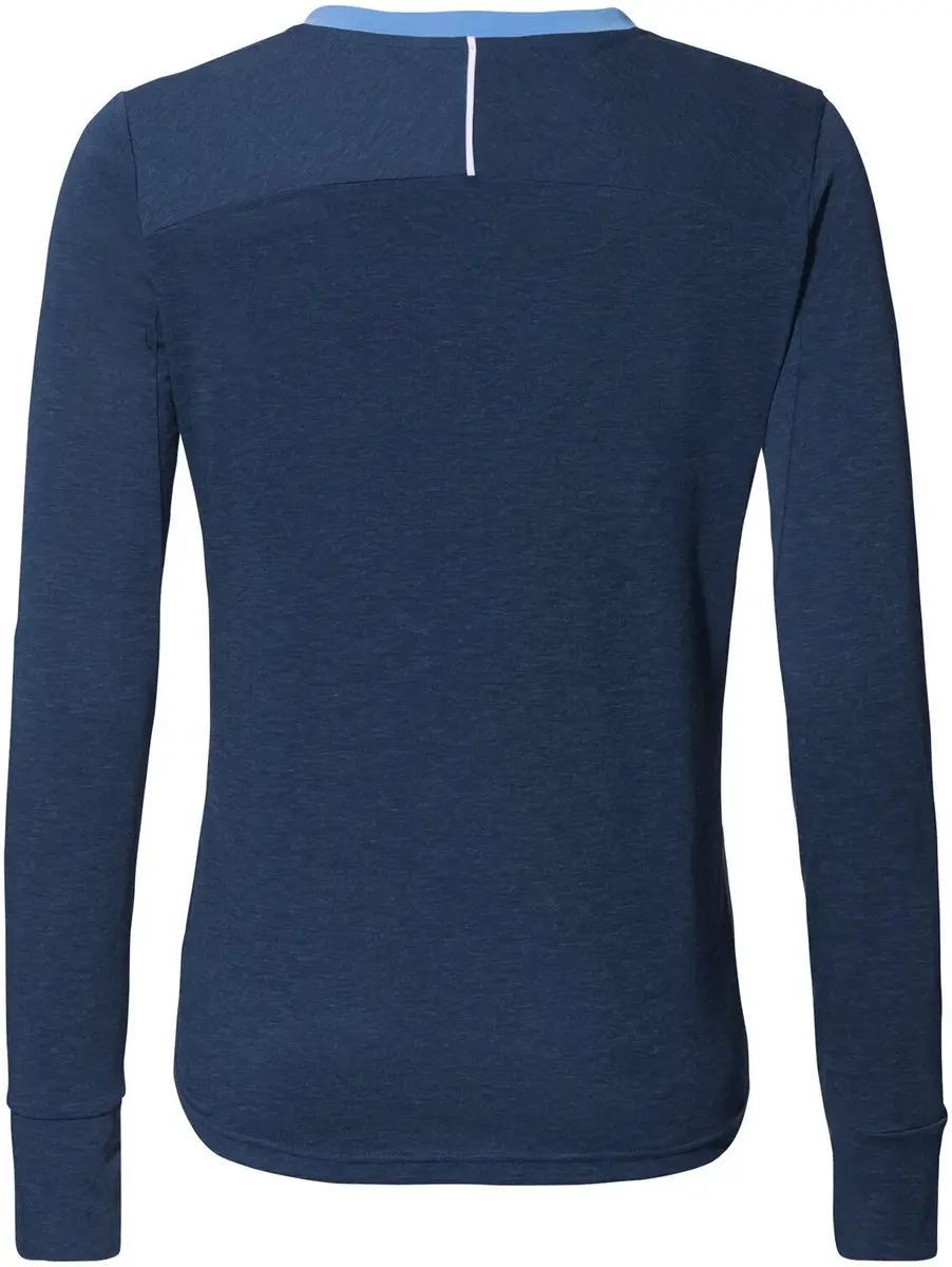 VAUDE Sveit II Dames T-shirt Lange Mouwen - Dark Sea - 46 - afbeelding 2 van 6