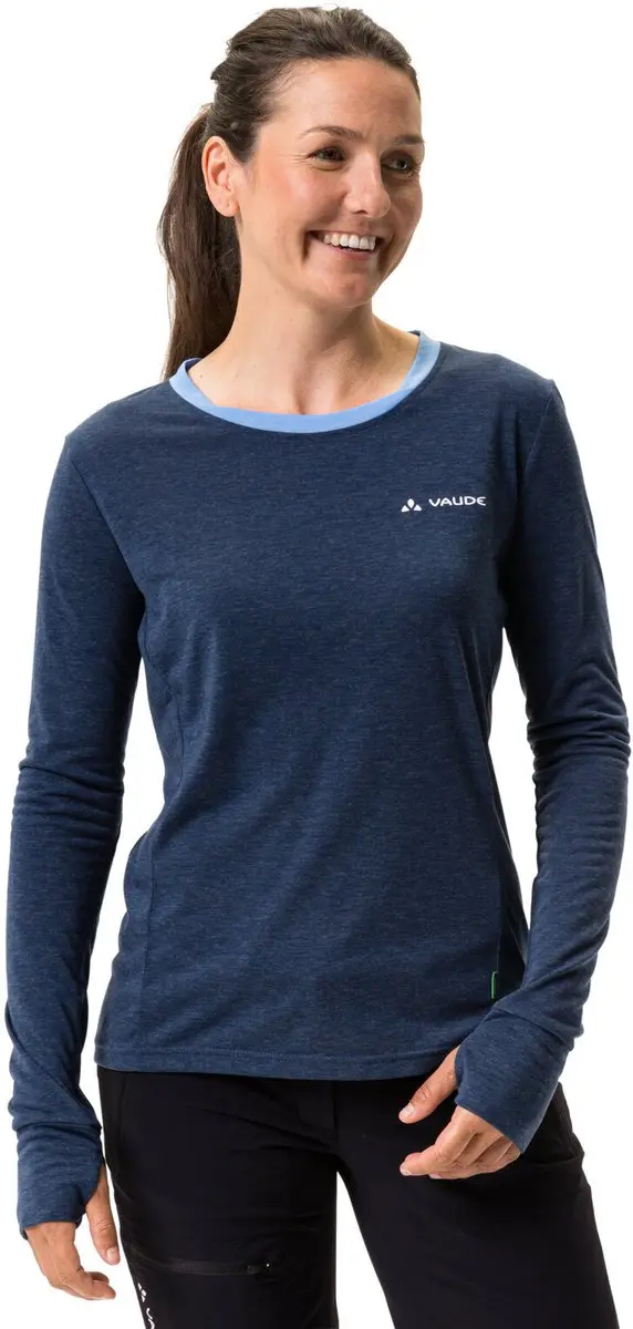 VAUDE Sveit II Dames T-shirt Lange Mouwen - Dark Sea - 46 - afbeelding 5 van 6