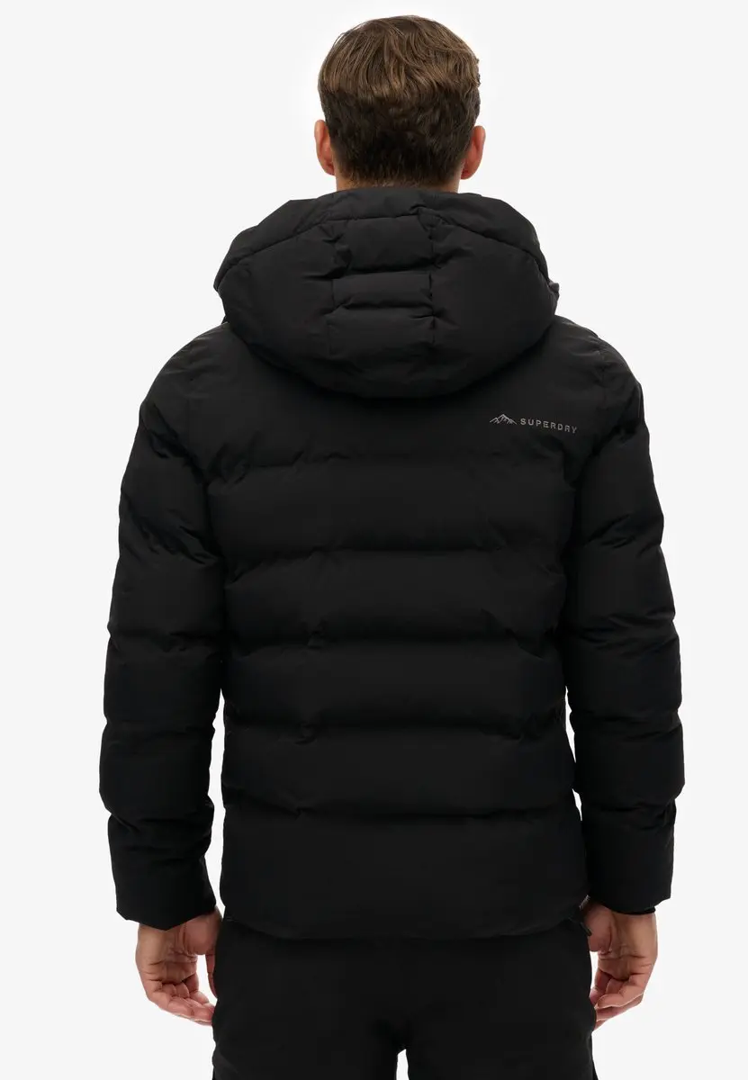 Superdry Ski Sports Padded Skijas Heren - L - Zwart - afbeelding 4 van 6
