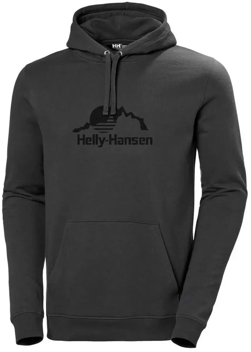 Helly Hansen Nord Graphic Hoodie - Donkergrijs - S - afbeelding 4 van 4