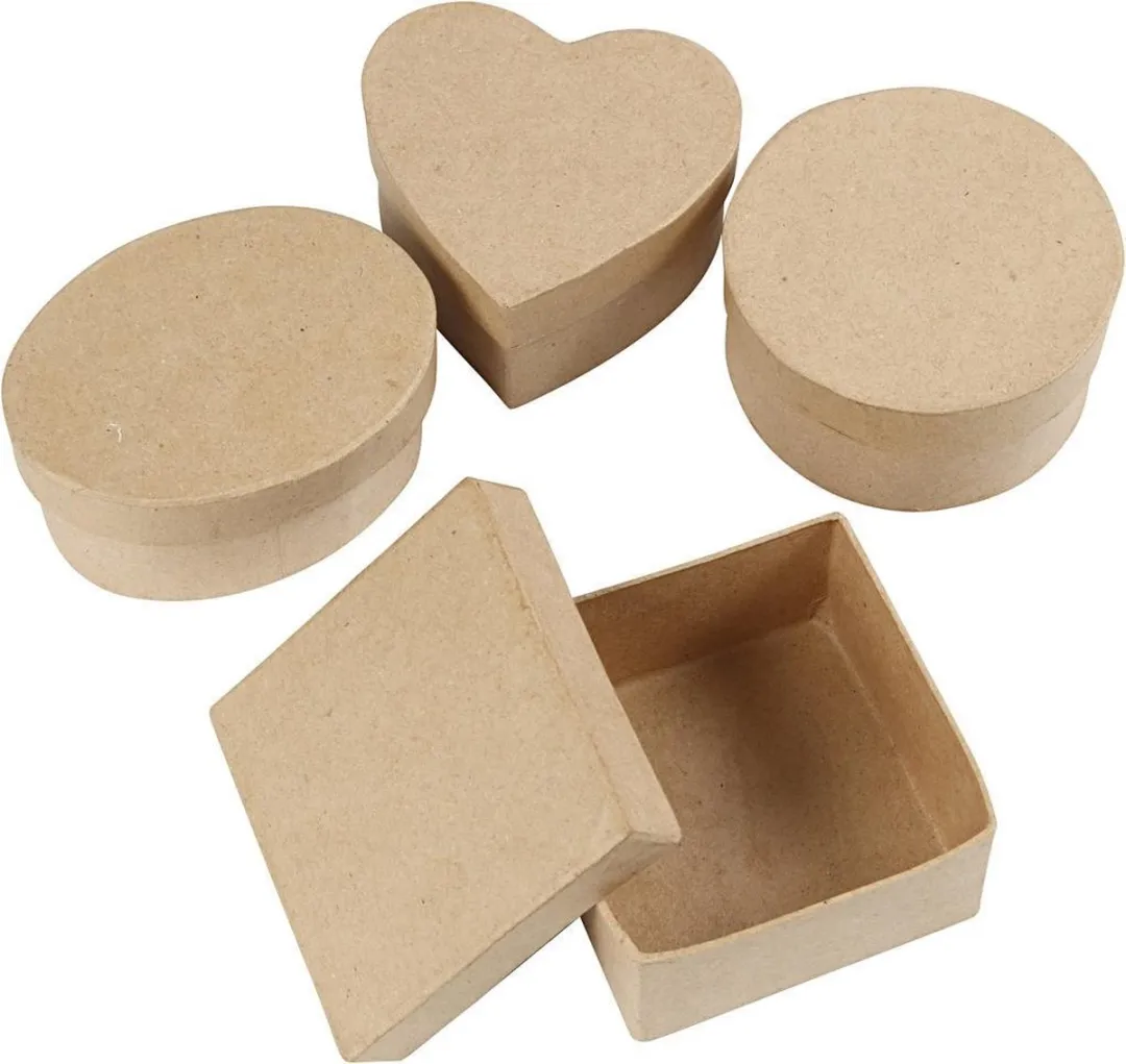 Creativ Company Medium Dozen 4 Stuks - Bruin