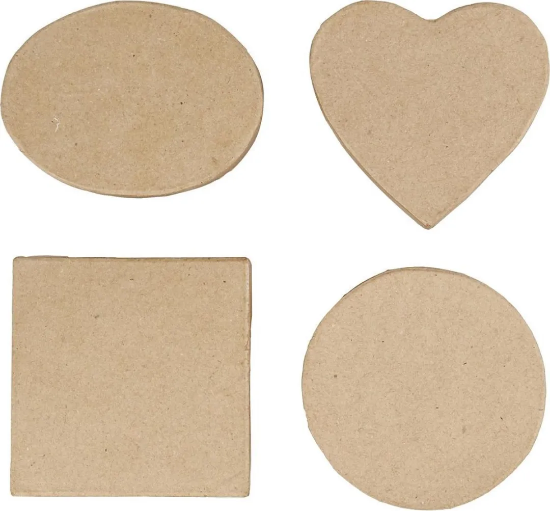 Creativ Company Medium Dozen 4 Stuks - Bruin
