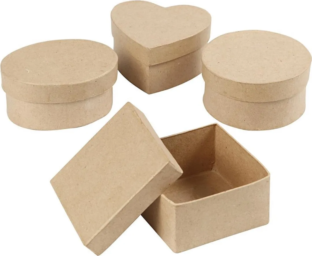Creativ Company Medium Dozen 4 Stuks - Bruin