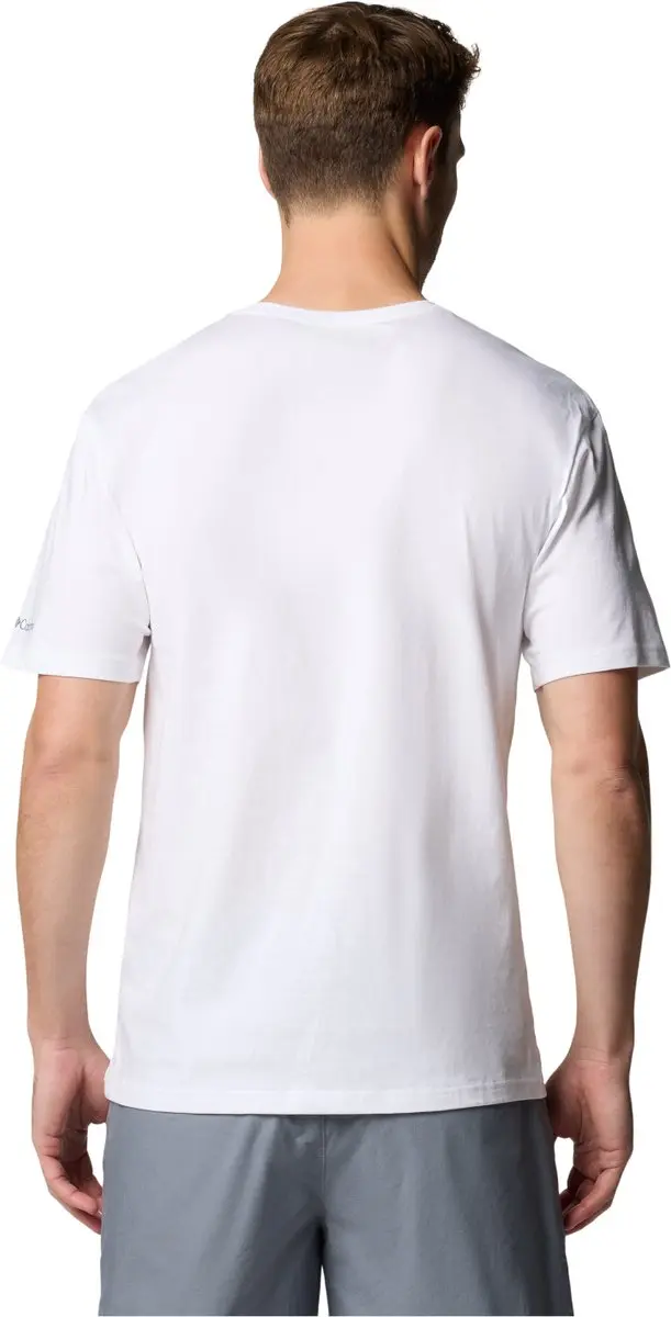 Columbia Path Lake II Graphic Tee, Mannen, Wit, T-shirt, maat: XL - afbeelding 3 van 4