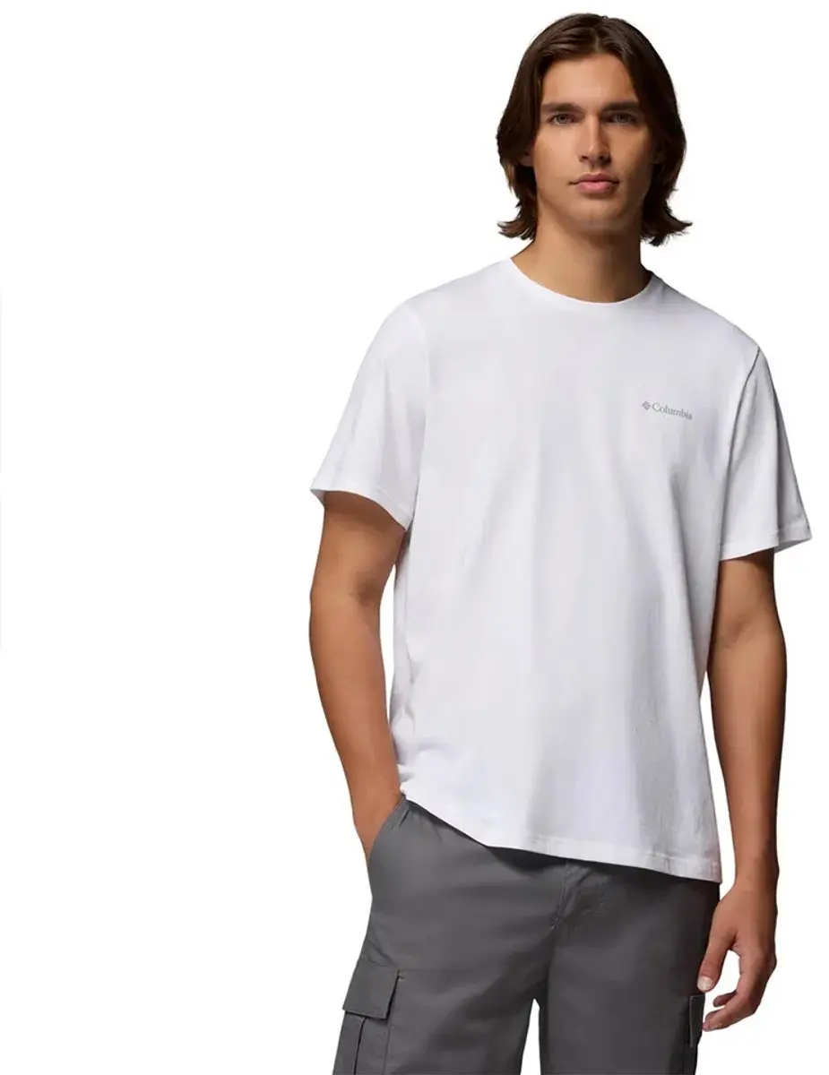 Columbia CSC Basic T-shirt Korte Mouw - Wit - XL - afbeelding 6 van 6