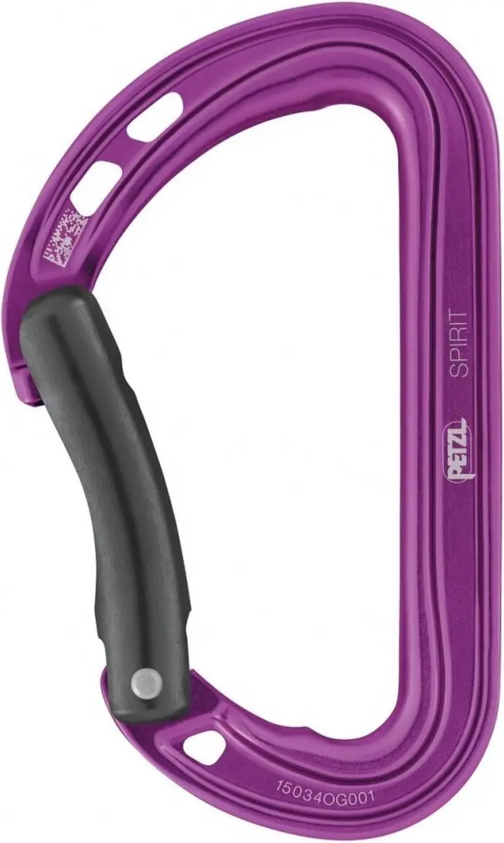 Petzl Spirit Gebogen Karabijnhaak - Grijs - afbeelding 4 van 5