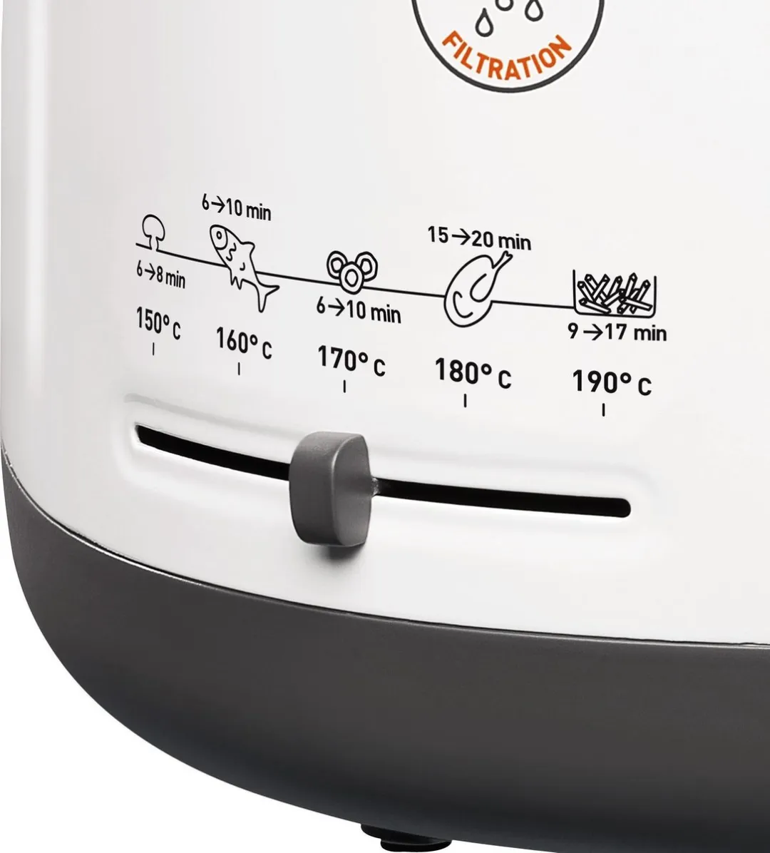 Tefal Filtra One FF1621 Frituurpan 2.1L 1900W - Wit