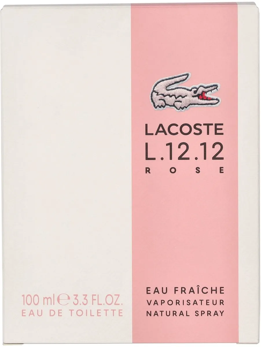 Lacoste 1212 Rose Eau Fraîche Spray - 100ml