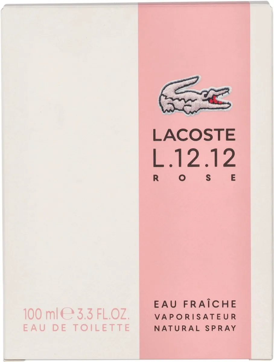 Lacoste 1212 Rose Eau Fraîche Spray - 100ml - afbeelding 6 van 6