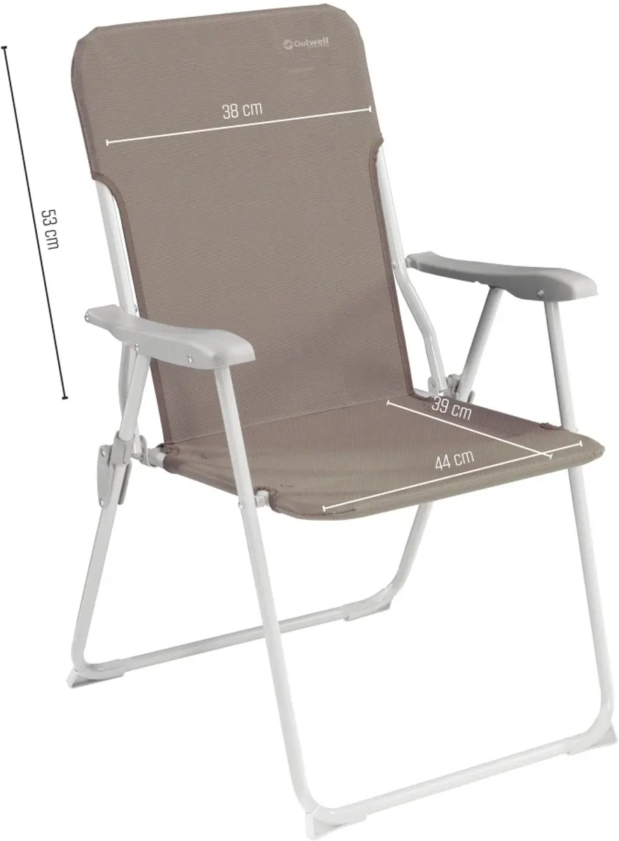 Outwell Blackpool Campingstoel - Toffee Tint - afbeelding 5 van 6