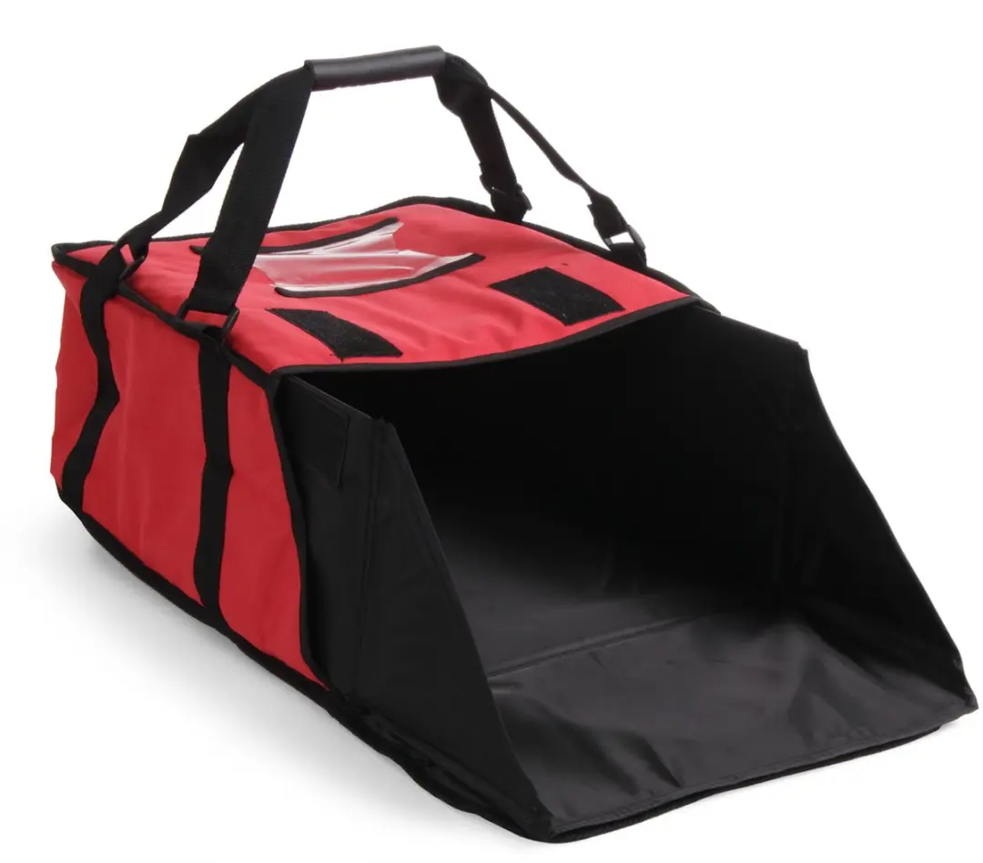 HENDI Pizza transporttas 35 cm - 4 dozen - Zwart - afbeelding 4 van 6