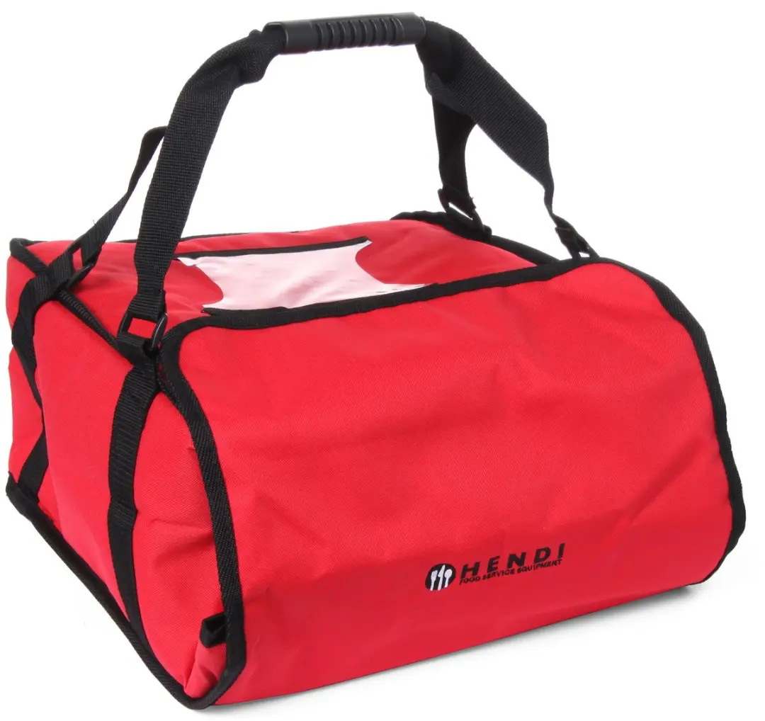 HENDI Pizza transporttas 35 cm - 4 dozen - Zwart - afbeelding 2 van 6
