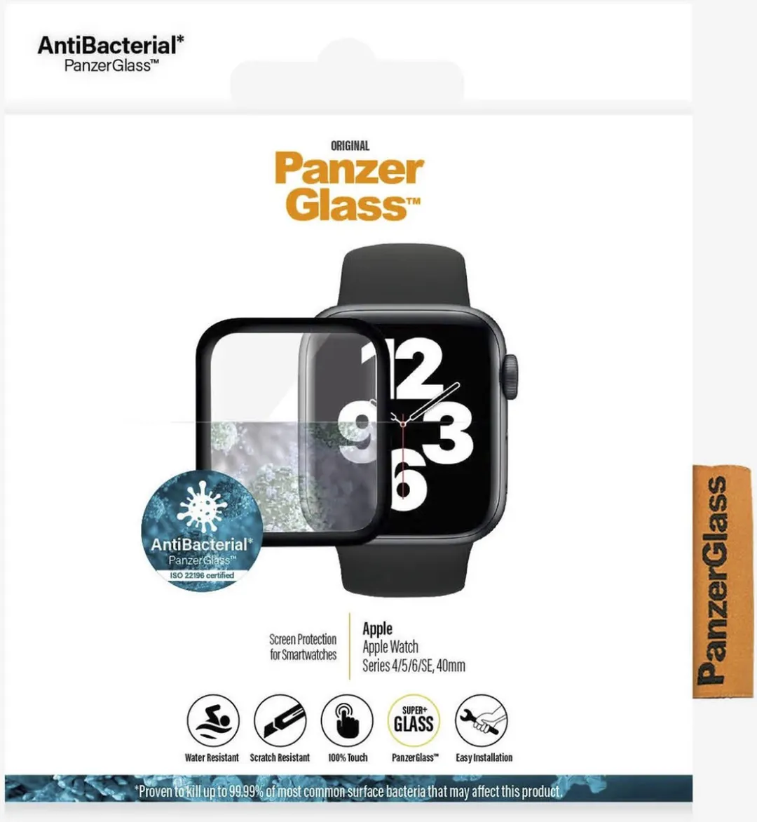 PanzerGlass Performance Screenprotector Apple Watch 40mm - Transparant