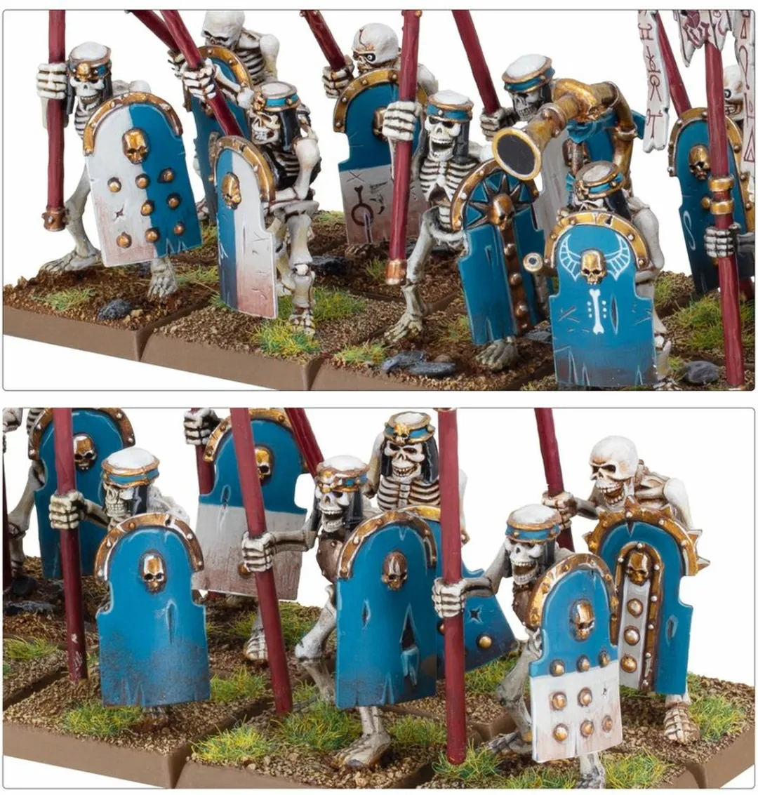 Games Workshop Tomb Kings Skeleton Warriors 465-delig