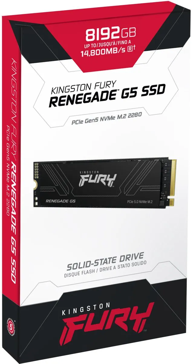 Kingston Technology 8T FURY RENEGADE G5 M.2 2280 NVMe SSD