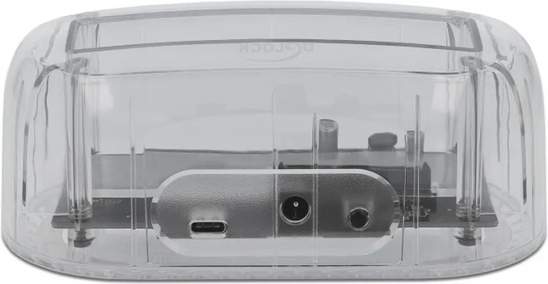 Delock 64089 USB-C Docking Station - 1x SATA HDD/SSD - Transparant
