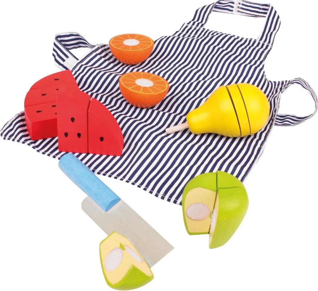 BIGJIGS Snijset Fruit BJ648 - Blauw