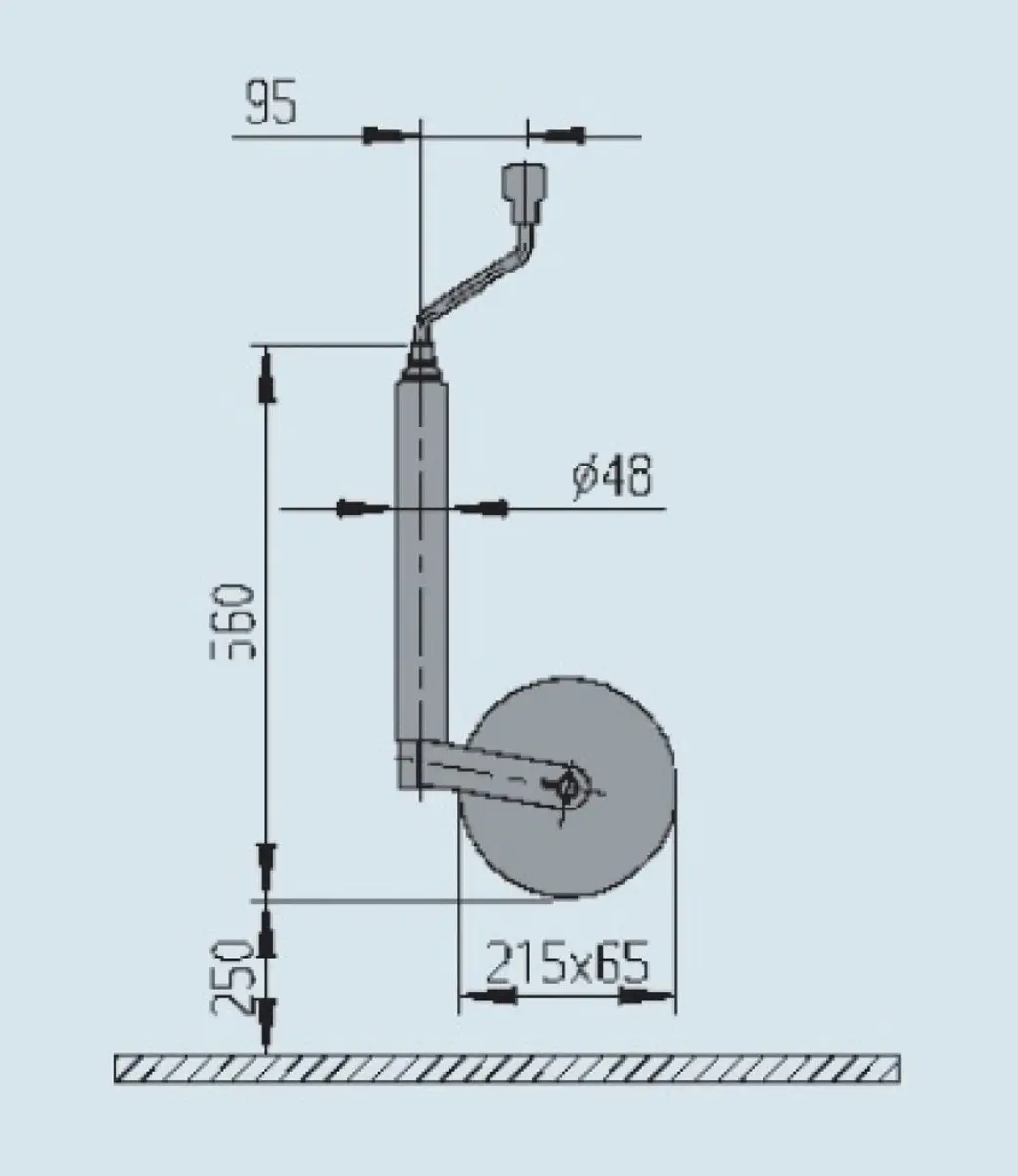 AL-KO Neuswiel Plus 48mm Soft Kunststof Velg