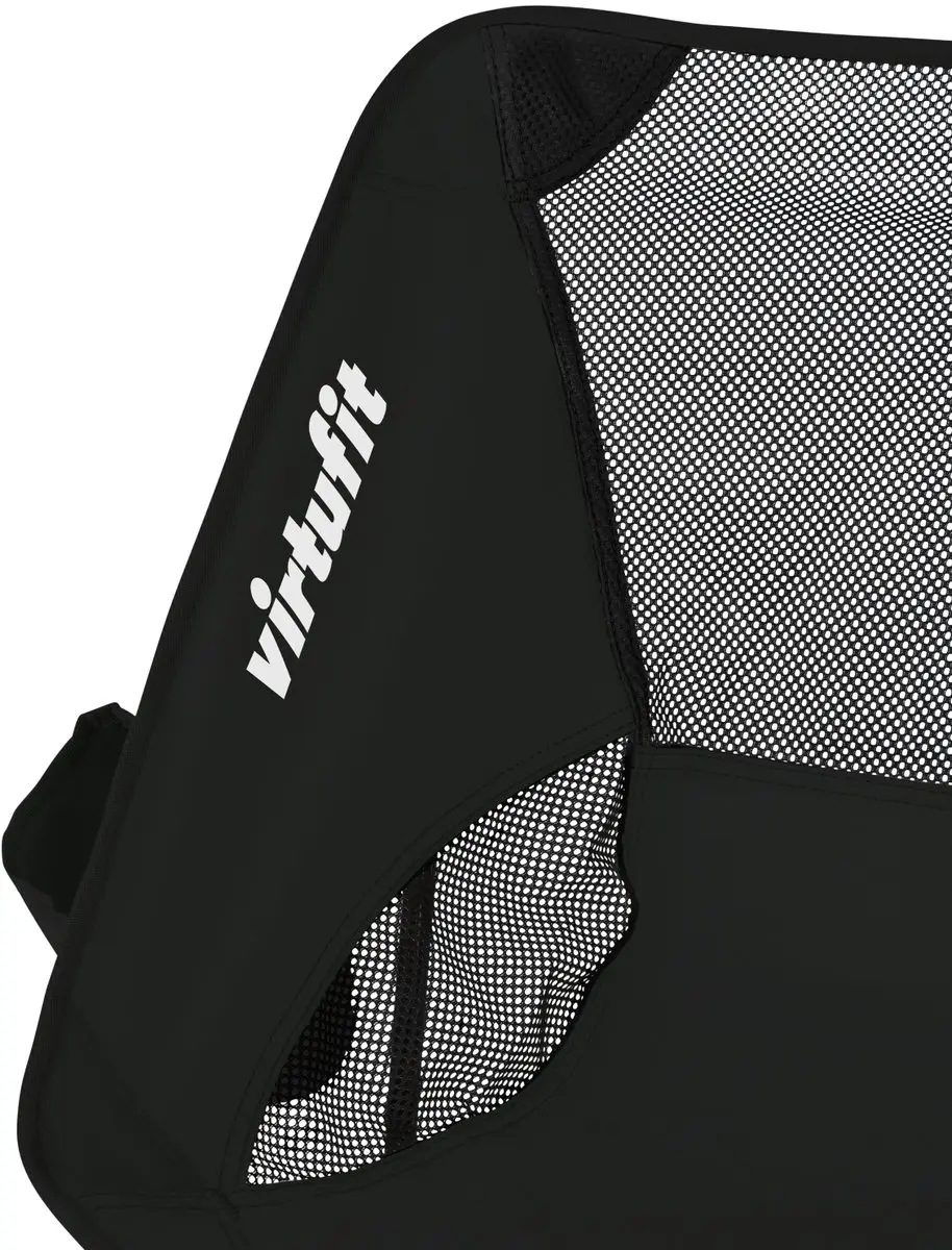 VirtuFit Opvouwbare Camping Stoel met Armsteunen - Zwart - afbeelding 3 van 6