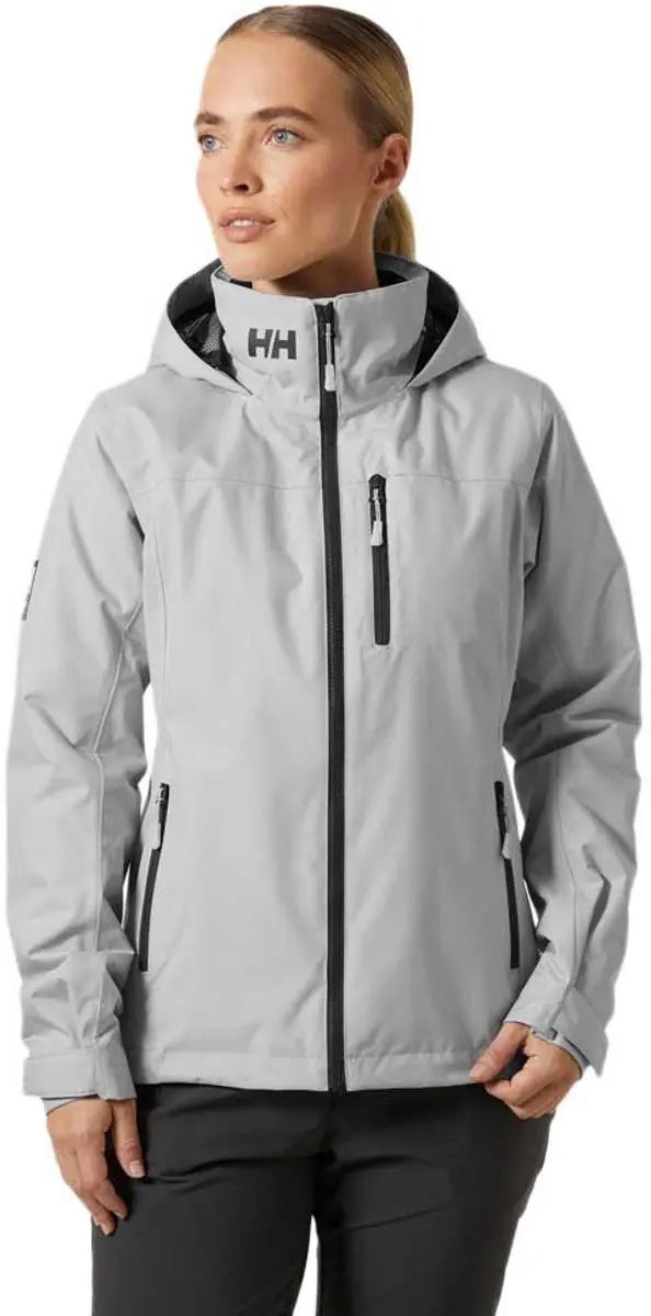 Helly Hansen Crew Hooded Midl 2.0 Jas Grijs L Vrouw
