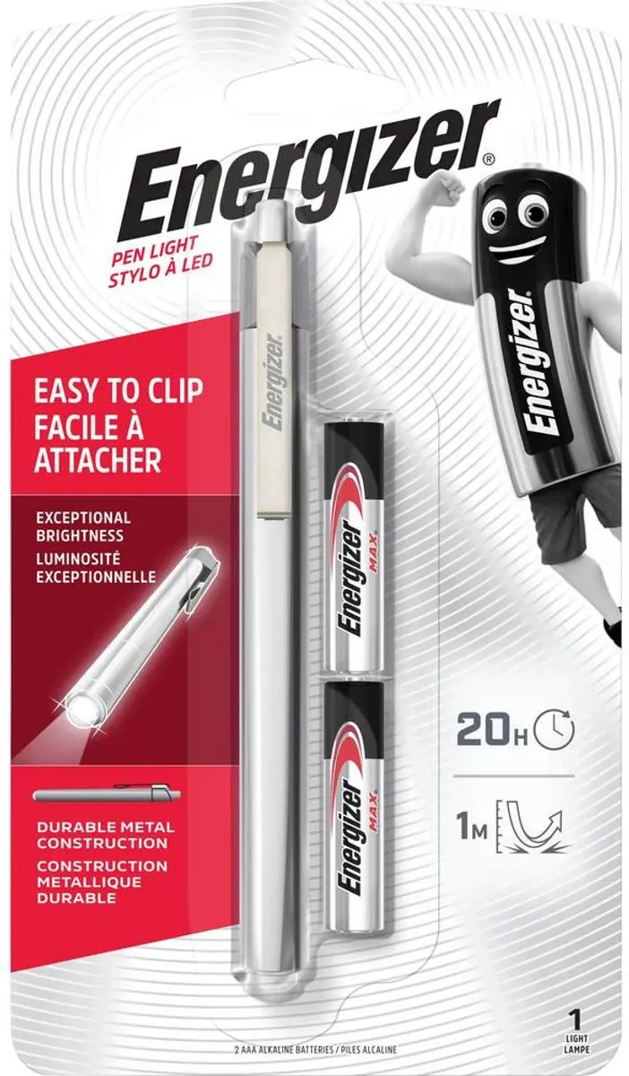 Energizer Metal Penlight LED Zaklamp